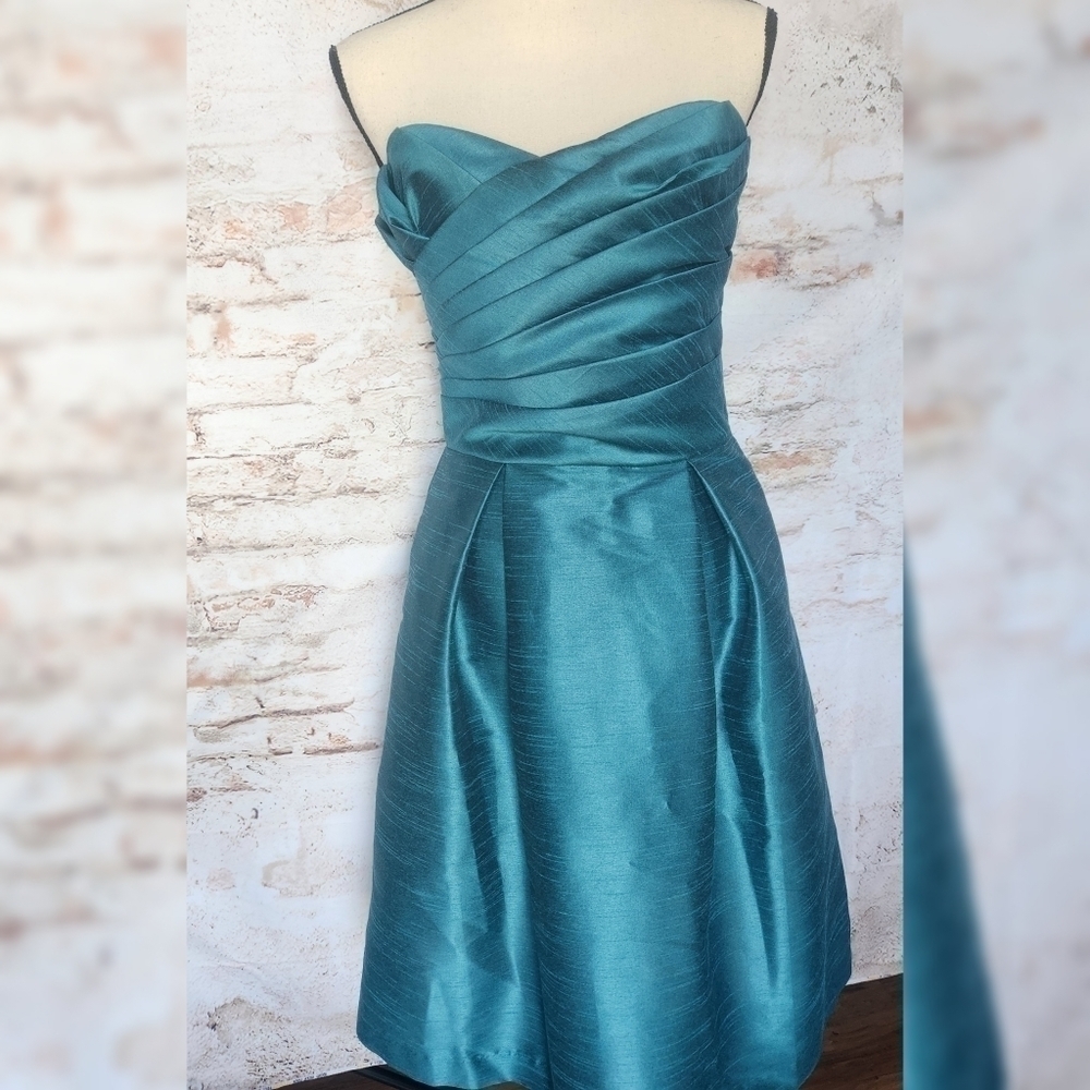 Alfred Sung Strapless Dress Sz 8